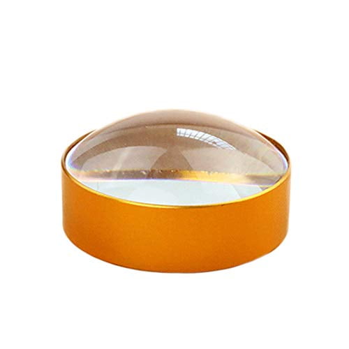 Black Oande Domed Paperweight Magnifier Mirror Round Shape Hd Magnifying Glass for Map Magnifying and Reading Aid